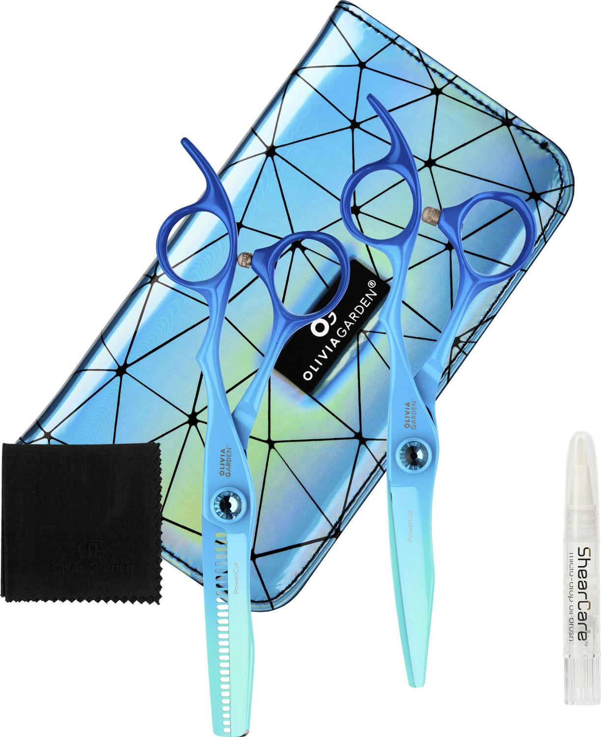 Olivia Garden PowerCut Rainbow Blue 5.5 inch (99892154-0)