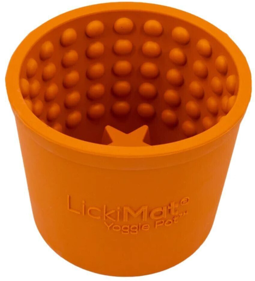 LickiMat Yoggie Pot Orange