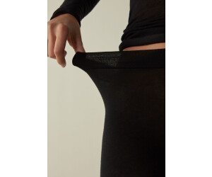 Intimissimi Black Leggings In Ultralight Modal With Cashmere