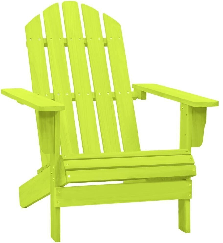 Photos - Garden Furniture VidaXL Adirondack Garden Chair green 