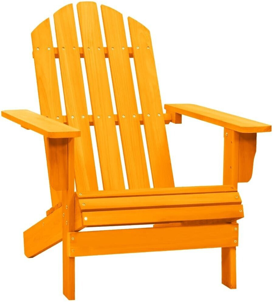 Photos - Garden Furniture VidaXL Adirondack Garden Chair orange 