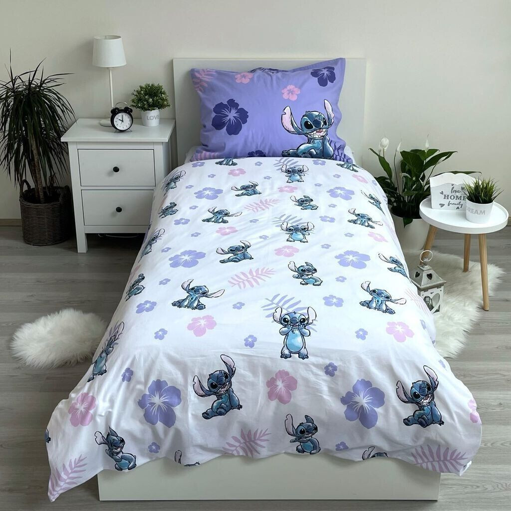 Jerry Fabrics Disney Lilo & Stitch duvet cover Flower single bed 140x200 cm