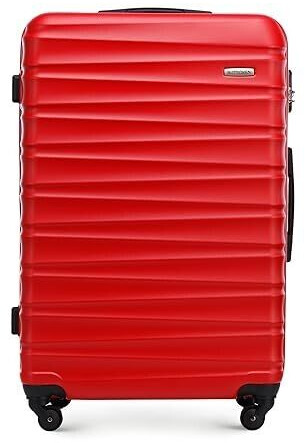 Wittchen Groove Line 4 Wheel Trolley 77 cm (56-3A-313) red