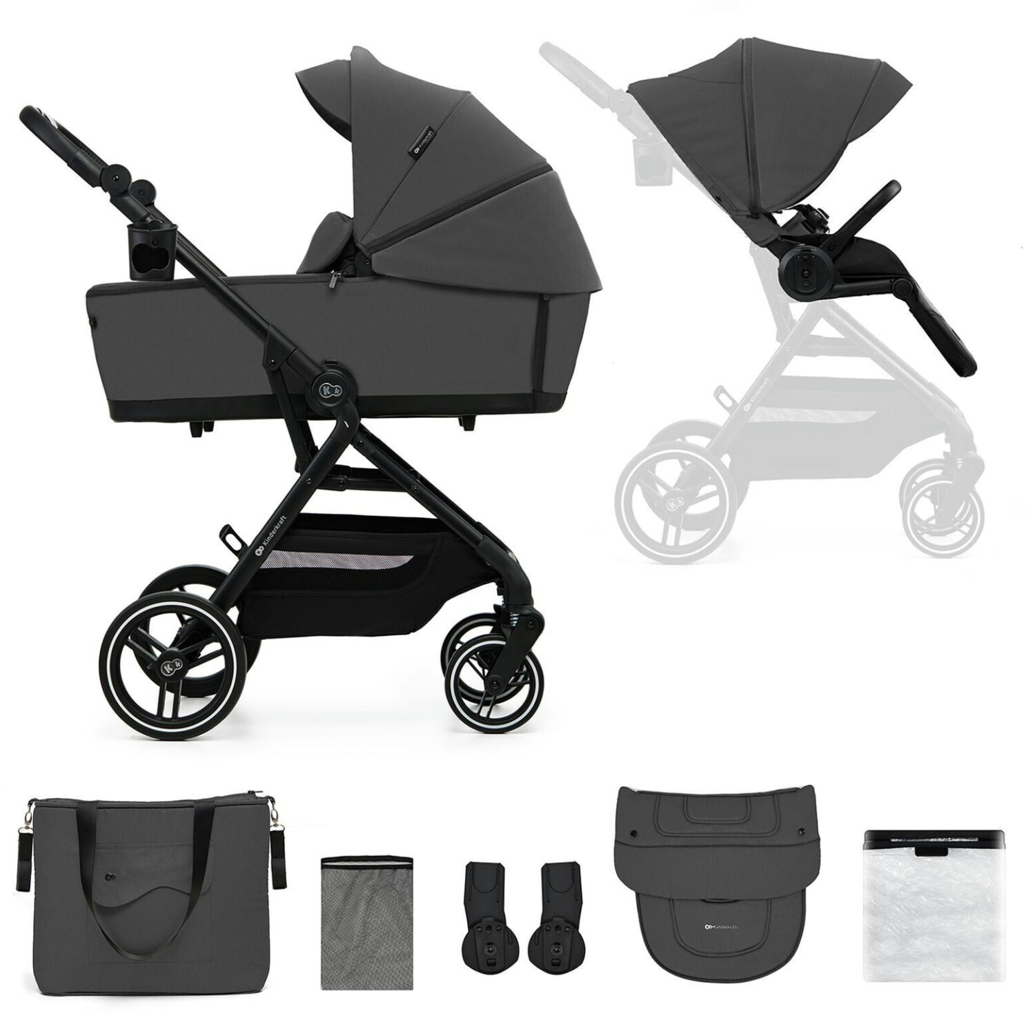 Kinderkraft Yoxi 2in1 grey