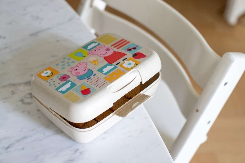 Koziol Lunchbox Peppa Pig Candy L 8050713 - Contenitore Pranzo In Plastica Bio-circolare, Lavabile, 19x13.5x6.5 Cm
