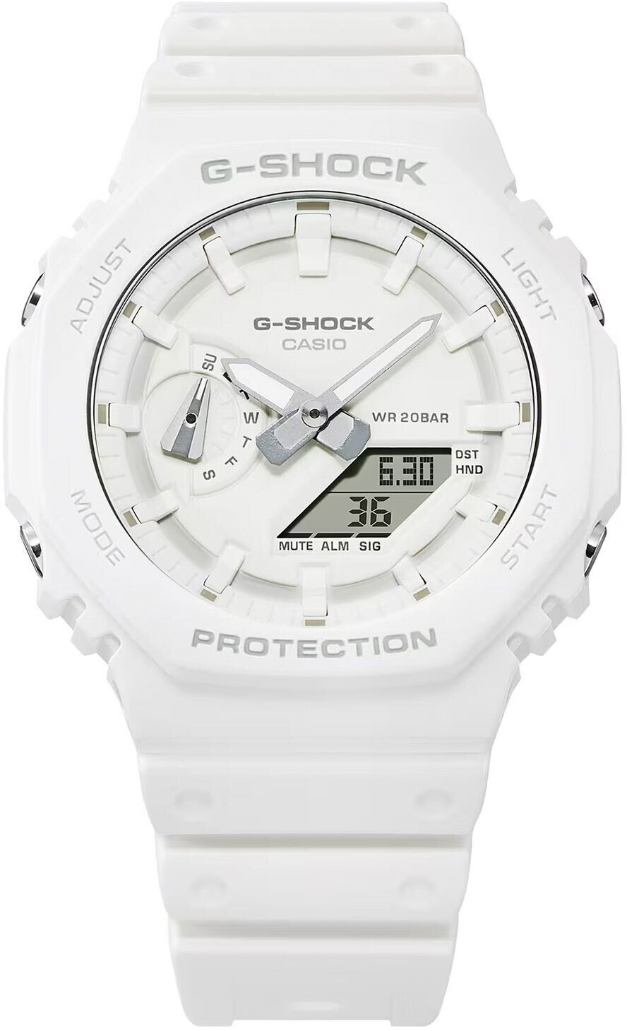 Casio Watch Man GA-2100-9A9 white