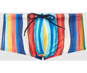 HOM Herren Badehose Marcello – Slip Aus Lycra Mit Urlaubs-Motiven, Schnelltrocknend & Bequem