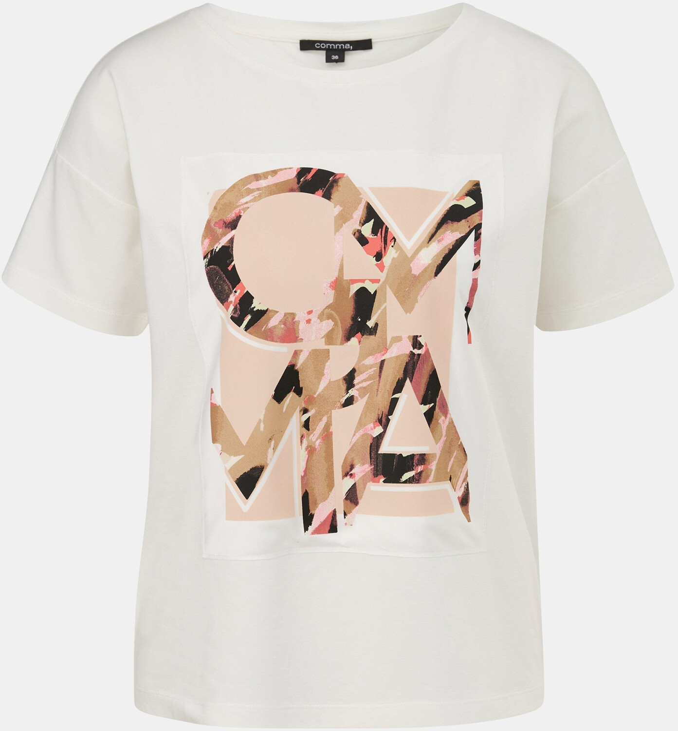 Comma T-Shirt aus Modalmix (2137846.01E5) weiß ab 22,67 