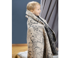 David Fussenegger JUWEL Coperta Bambini Dinosauri - 200x140 Cm, 95% Cotone 5% Viscosa, Morbida E Lavabile, Verde Con Motivo Allover