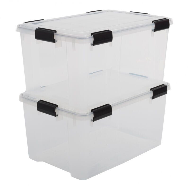 Iris Ohyama Storage box 50L 59x39x29cm transparent