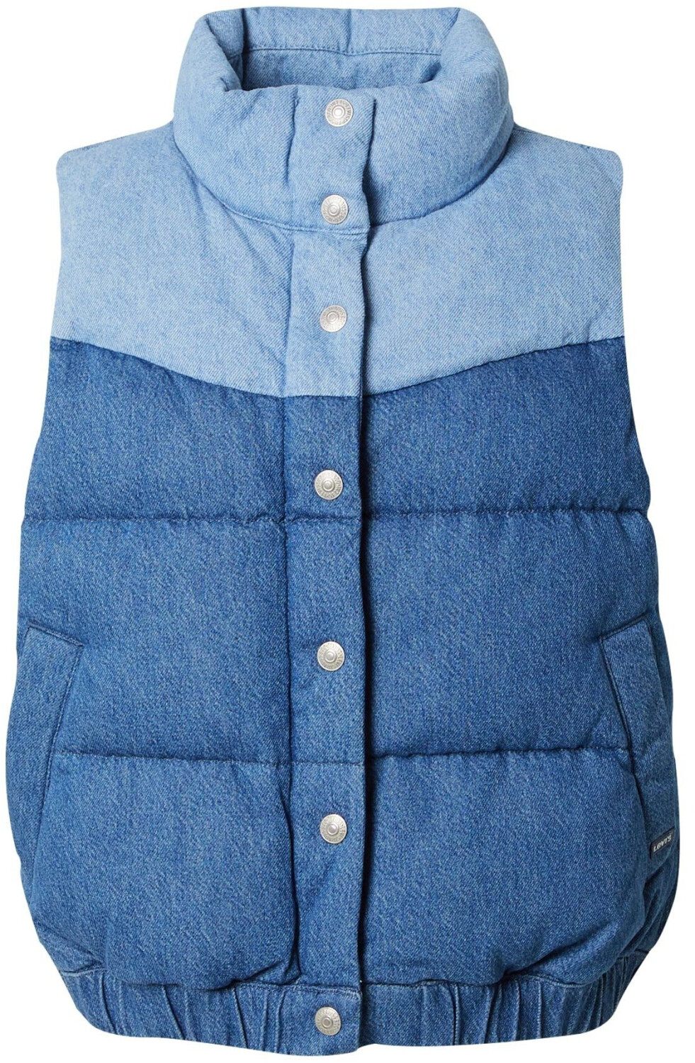 Levi's Juno Western Puffer Vest (A7189) light indigo/worn in