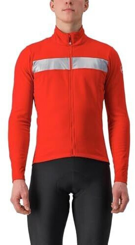 Castelli Raddoppia 3 Jacket red/silver reflex