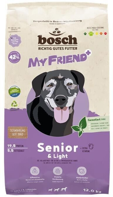 bosch My Friend+ Senior Light dry dog food 12kg