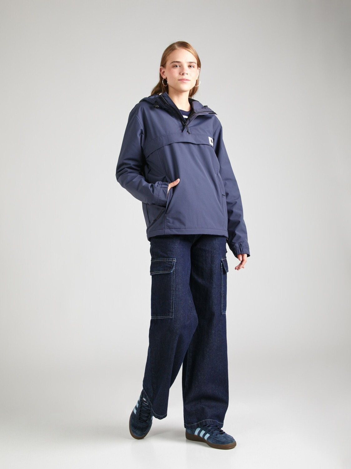 Carhartt nimbus pullover blue top