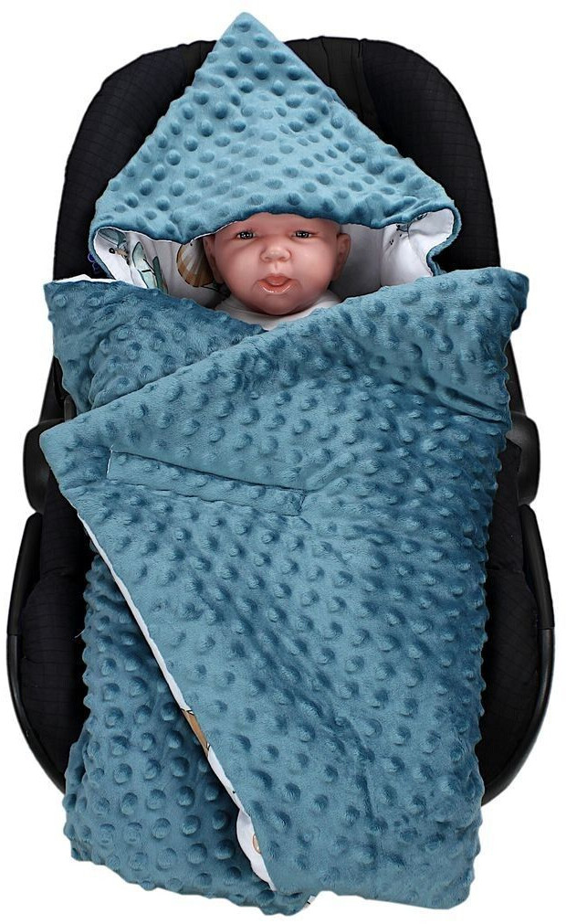 TupTam Couverture de Bébé 85 x 85 cm pour Siège Auto Buggy Coque