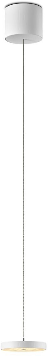 OLIGO Decent LED pendant light, TW, invisible height adjustment, matt white