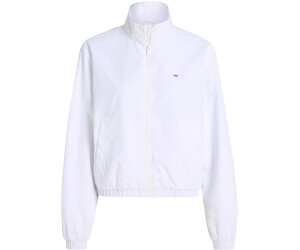 All white tommy hilfiger windbreaker on sale