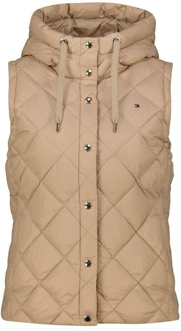Tommy Hilfiger Classics Water Repellent Down Quilted Hooded Vest (WW0WW42463)