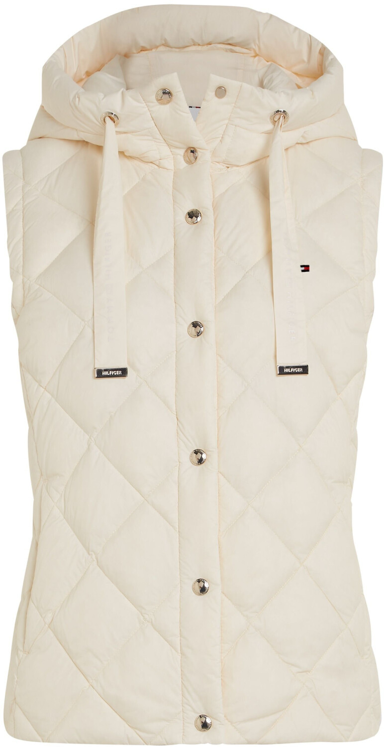 Tommy Hilfiger Classics Water Repellent Down Quilted Hooded Vest (WW0WW42463) calico