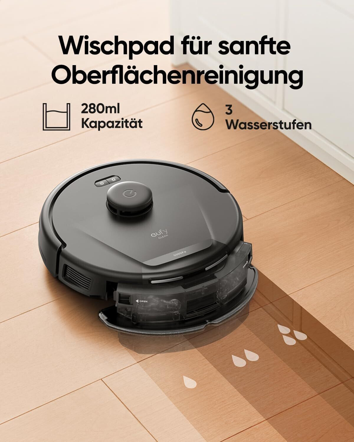 Eufy Clean L60 Hybrid Saugroboter mit Absaugstation & Wischfunktion ab