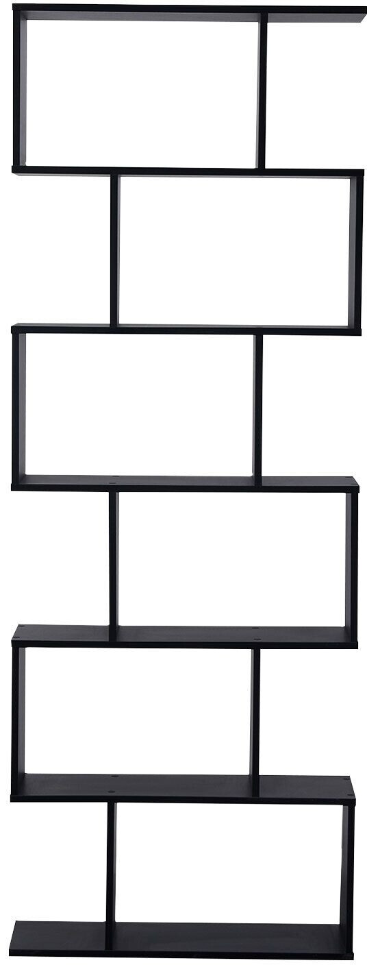 Happy Garden Virginia Shelving Unit 6 Tier Black