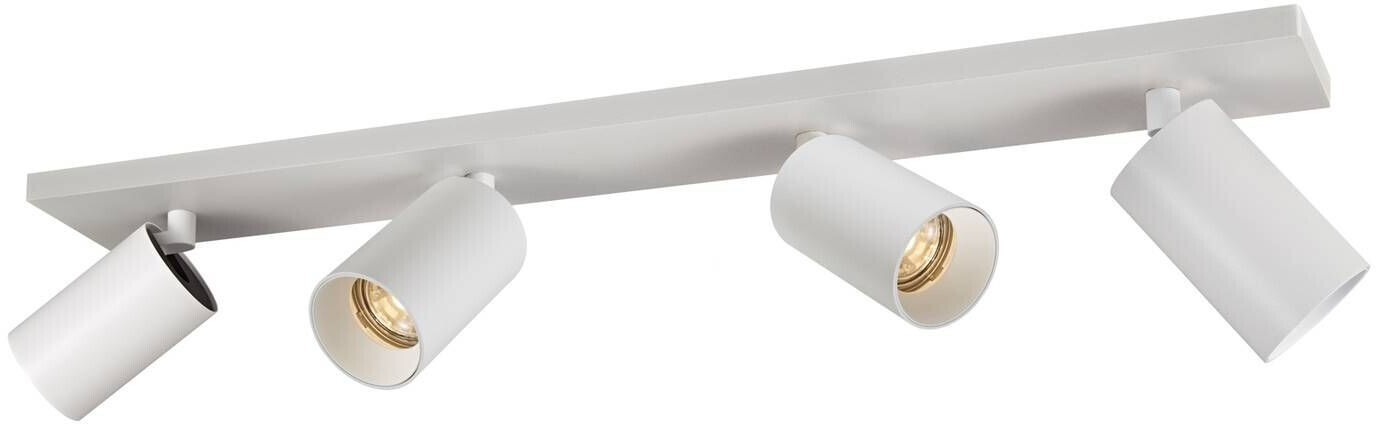 Arcchio Brinja ceiling spotlight, long, white, 4-bulb