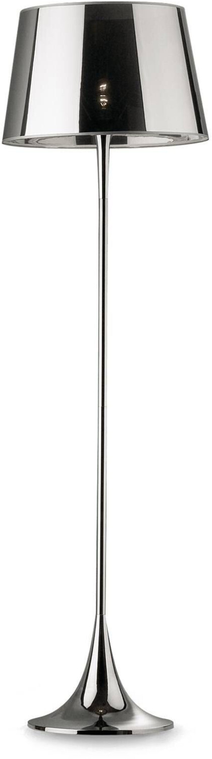 IDEAL LUX London Cromo floor lamp height 174 cm, chrome / clear