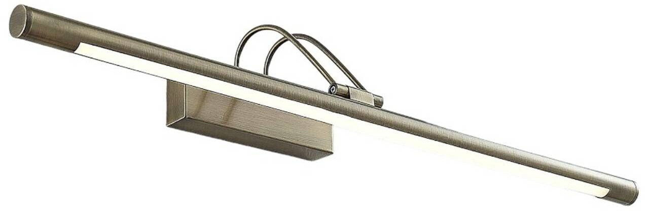 Lindby Mailine LED picture light with switch, antique brass