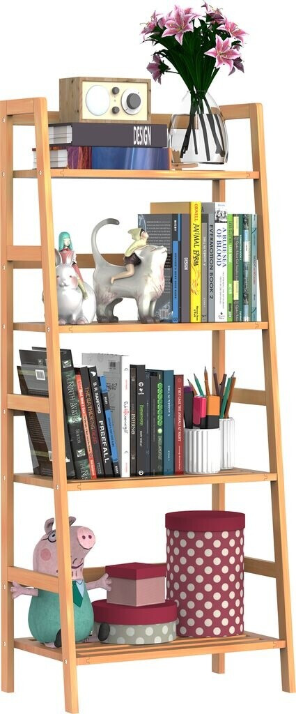 HomCom Ladder Shelf 48x30x119 cm