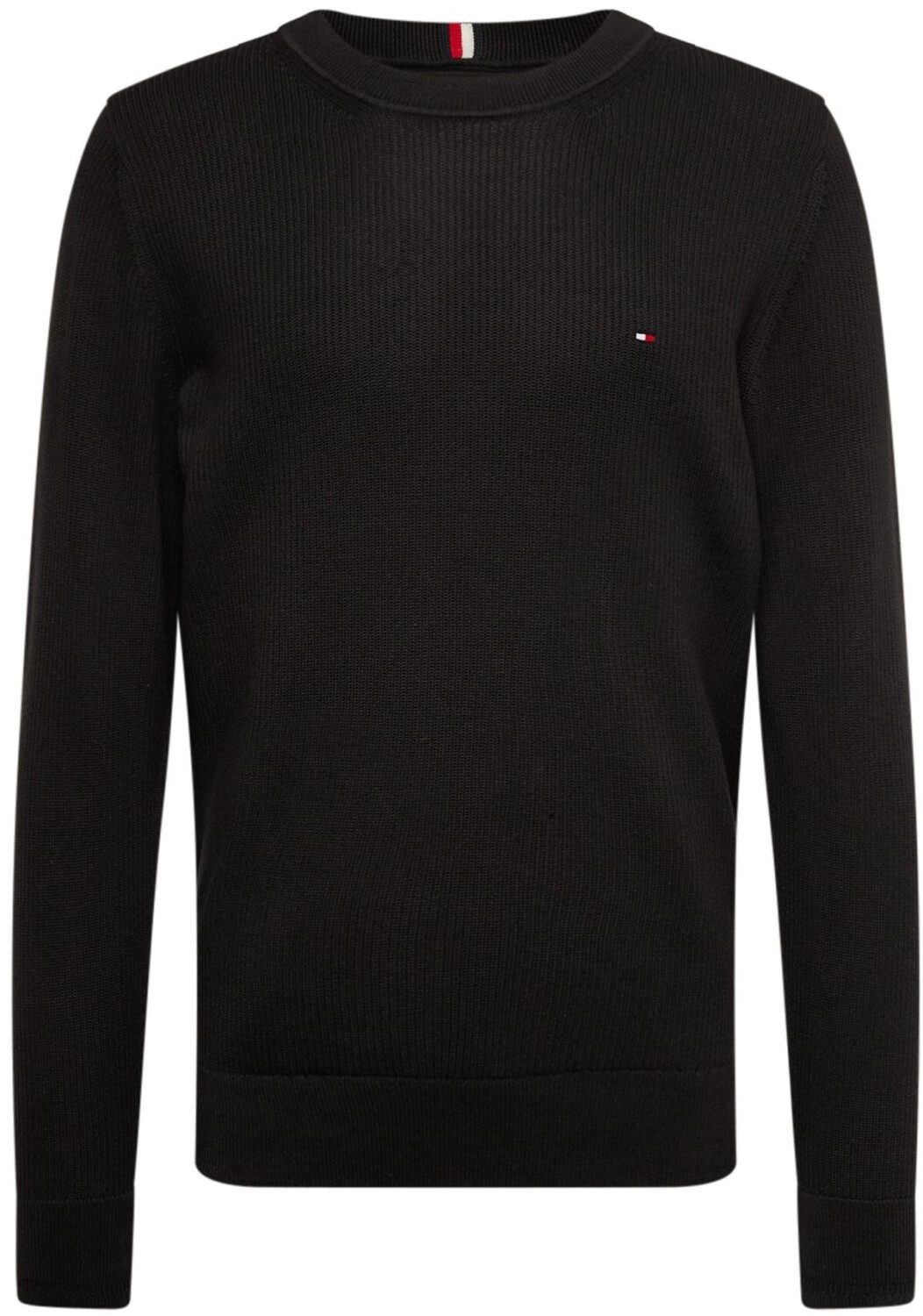 Tommy Hilfiger Textured Knit Crew Neck Jumper (MW0MW33511) black