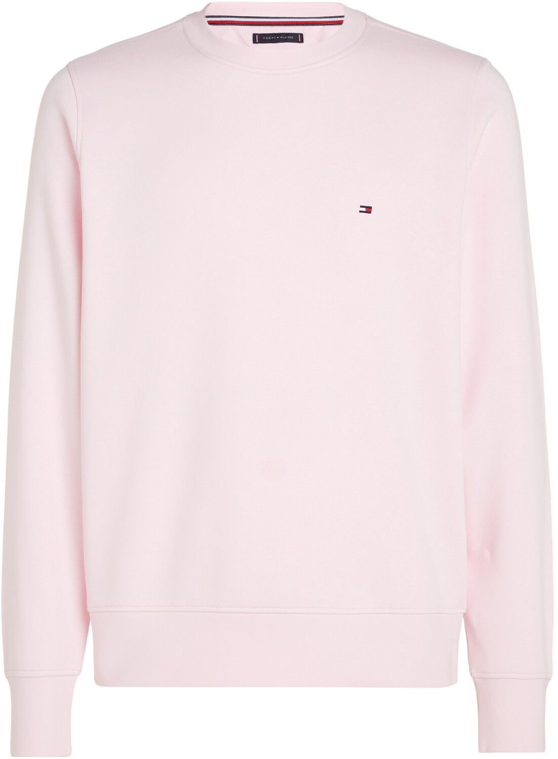 Tommy Hilfiger Flag Embroidery Crew Neck Sweatshirt (MW0MW32735) light pink