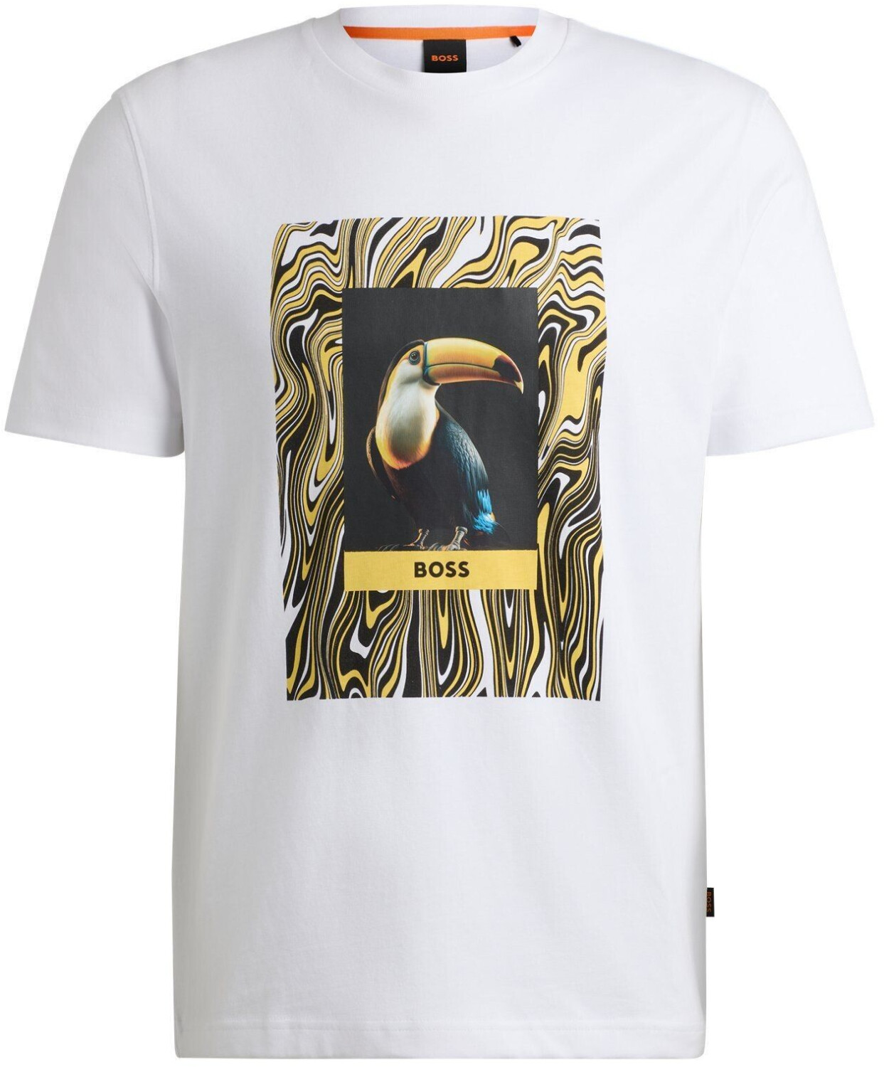 Boss Orange Te_Tucan T-Shirt Regular Fit (50516012) white/yellow