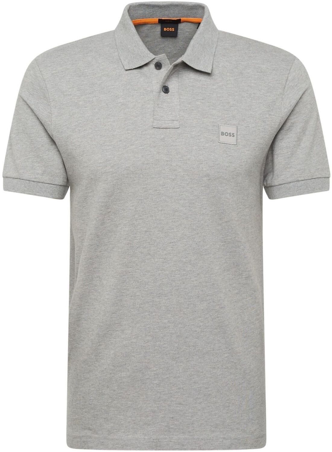 Hugo Boss Slim-fit polo shirt in stretch cotton with logo patch (50507803) grey