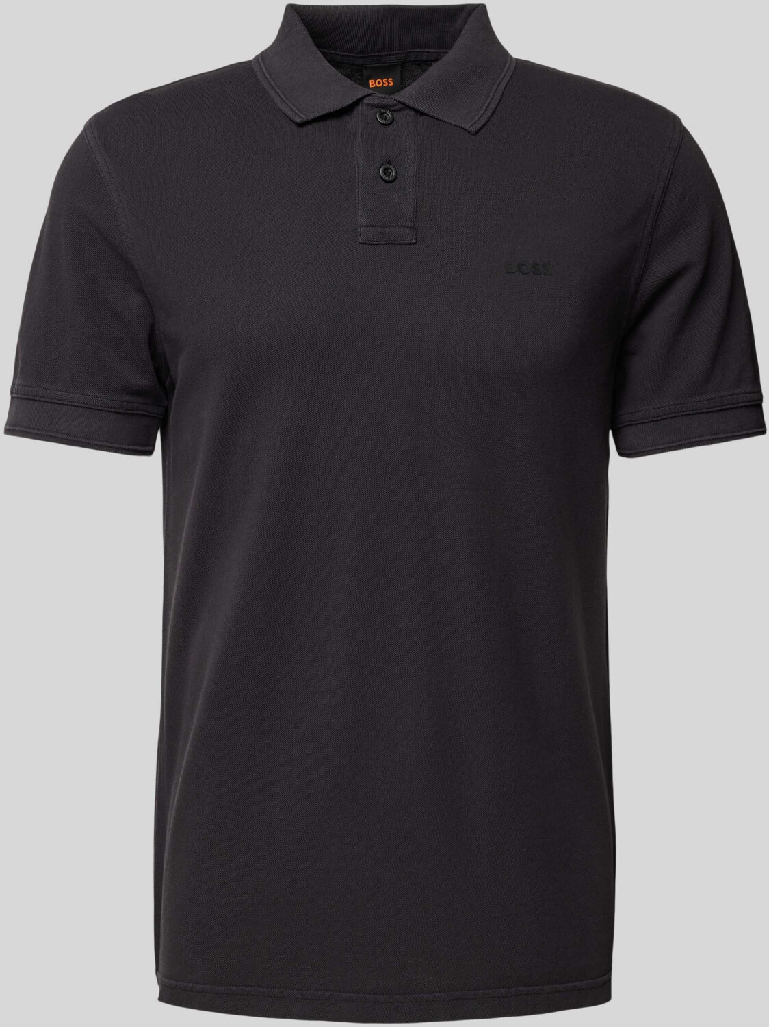 Hugo Boss Cotton piqué polo shirt with logo print (50507813) black