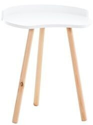 CLP Side table Jannis 54x45 cm white (316358)
