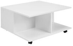Finebuy Living room table 70x70cm with 2 drawers (SuVa19137_1)