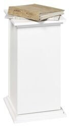 FMD Side table with door 57.4 cm white gray (428723)