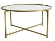 Hanah Home Skye Decor Gold Sun S404NOS Gold coffee table 40x83x83 cm tempered glass (552NOS2230)
