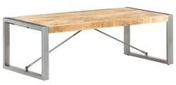 vidaXL Coffee table 120x60x40 cm rough mango wood (321538)