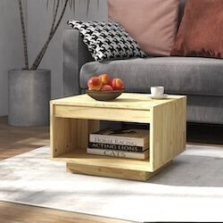 Photos - Coffee Table VidaXL  50x50x33.5 cm solid pine wood  (808503)