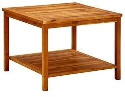 vidaXL Coffee table 60x60x45 cm solid acacia wood (316403)