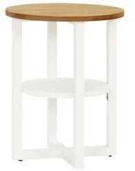 vidaXL Side table 40x50 cm solid oak wood (289216)