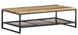 vidaXL Coffee table 110x60x35 cm Recycled solid wood (320245)