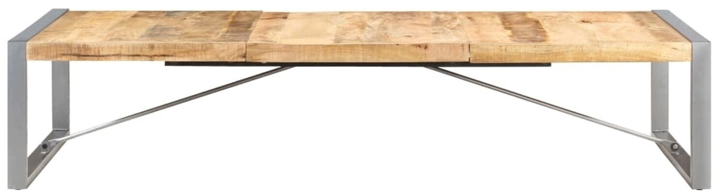 vidaXL Coffee table 180x90x40 cm rough mango wood (321591)