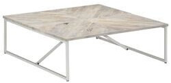 vidaXL Coffee table 110x110x36 cm solid mango wood (247698)