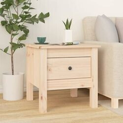 vidaXL Side table 40x40x39 cm solid pine wood (813784)