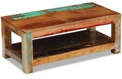 Photos - Coffee Table VidaXL  reclaimed wood 90x45x35 cm  (243322)