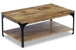 Photos - Coffee Table VidaXL  mango wood 100x60x38 cm  (243341)
