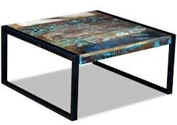 Photos - Coffee Table VidaXL Sofa table reclaimed wood 80x80x40 cm  (243295)