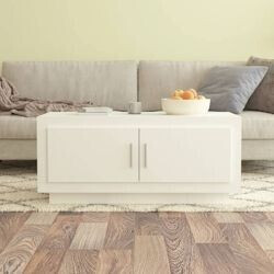 Photos - Coffee Table VidaXL Sofa table white 102x50x45 cm wood material  (811808)